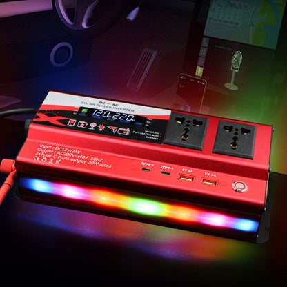 🔥50% OFF!🚗⚡Multi-Port Power Inverter for Car