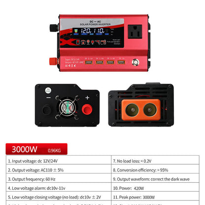 🔥50% OFF!🚗⚡Multi-Port Power Inverter for Car