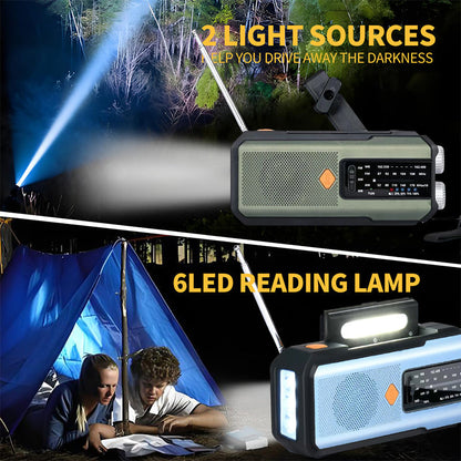 📢📢50%  OFF !! ⏰Solar Hand-Crank Emergency Weather Radio