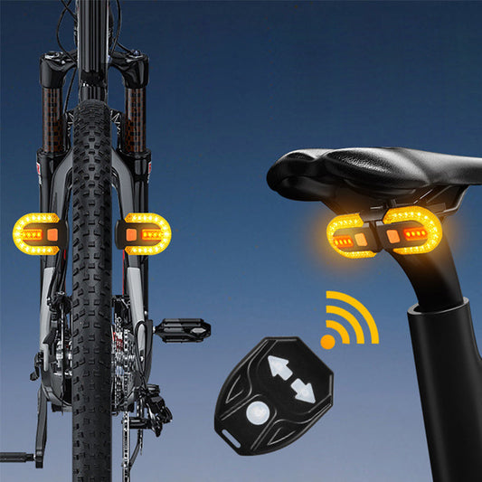 🚴‍♂️ Bicycle Wireless Remote Control Tail Light – 38 LEDs, 5 Modes & 5-Hour Battery for Safe Hands-Free Riding 🔴✨