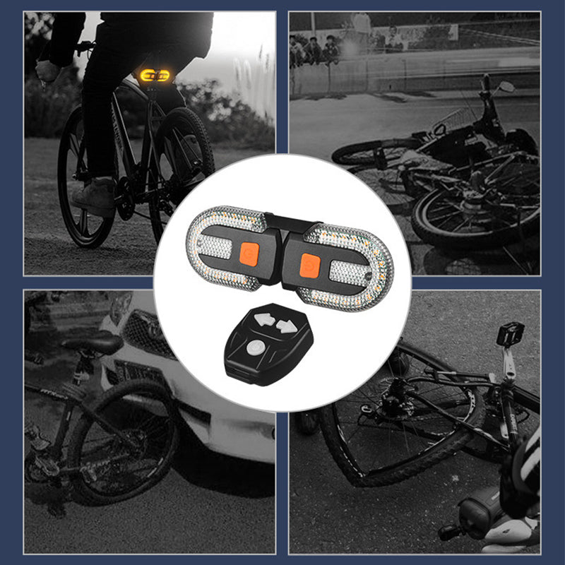 🚴‍♂️ Bicycle Wireless Remote Control Tail Light – 38 LEDs, 5 Modes & 5-Hour Battery for Safe Hands-Free Riding 🔴✨