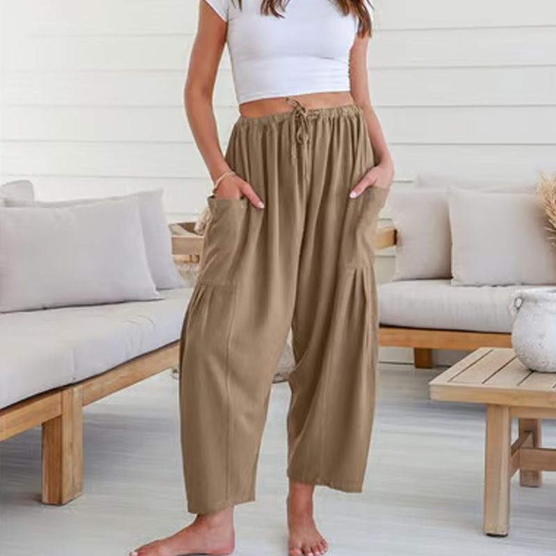 💖Women's Solid Color Wide Leg Pants