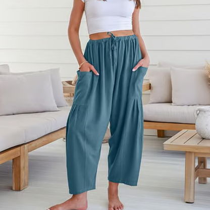 💖Women's Solid Color Wide Leg Pants