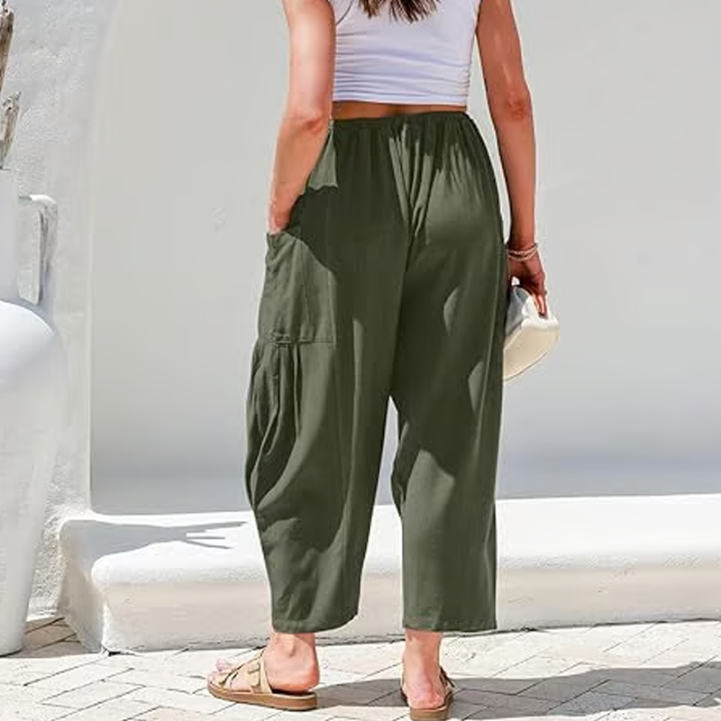 💖Women's Solid Color Wide Leg Pants