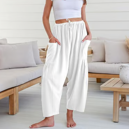 💖Women's Solid Color Wide Leg Pants