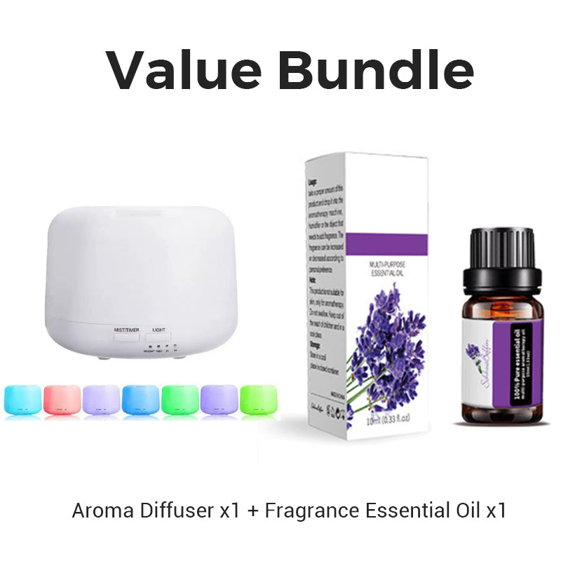 Ultrasonic Aroma Diffuser with LED Light