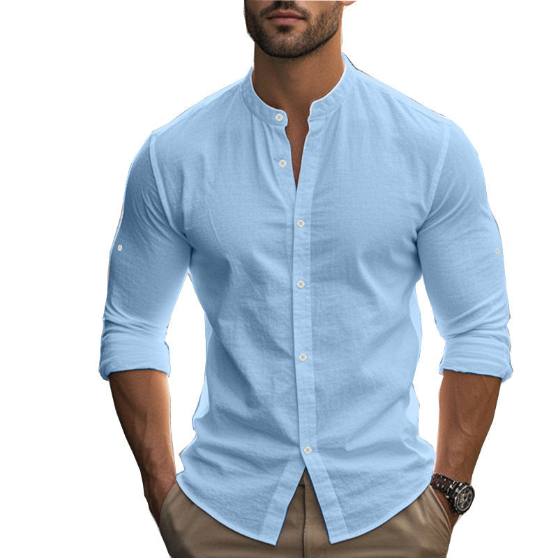 ❤️‍🔥Final Offer🔥Men's Casual Linen Top & Shorts Two-Piece Set