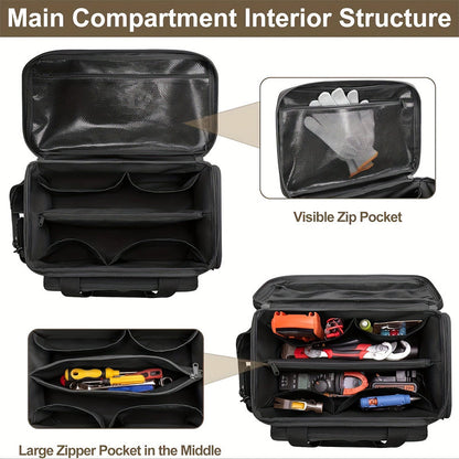 🔥Hot Sale＆50％ Off🔥 14-Inch Heavy-Duty Canvas Tool Bag