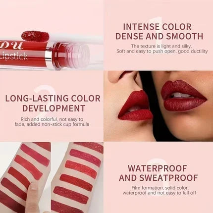 💋 10-Color Matte Liquid Lip Set