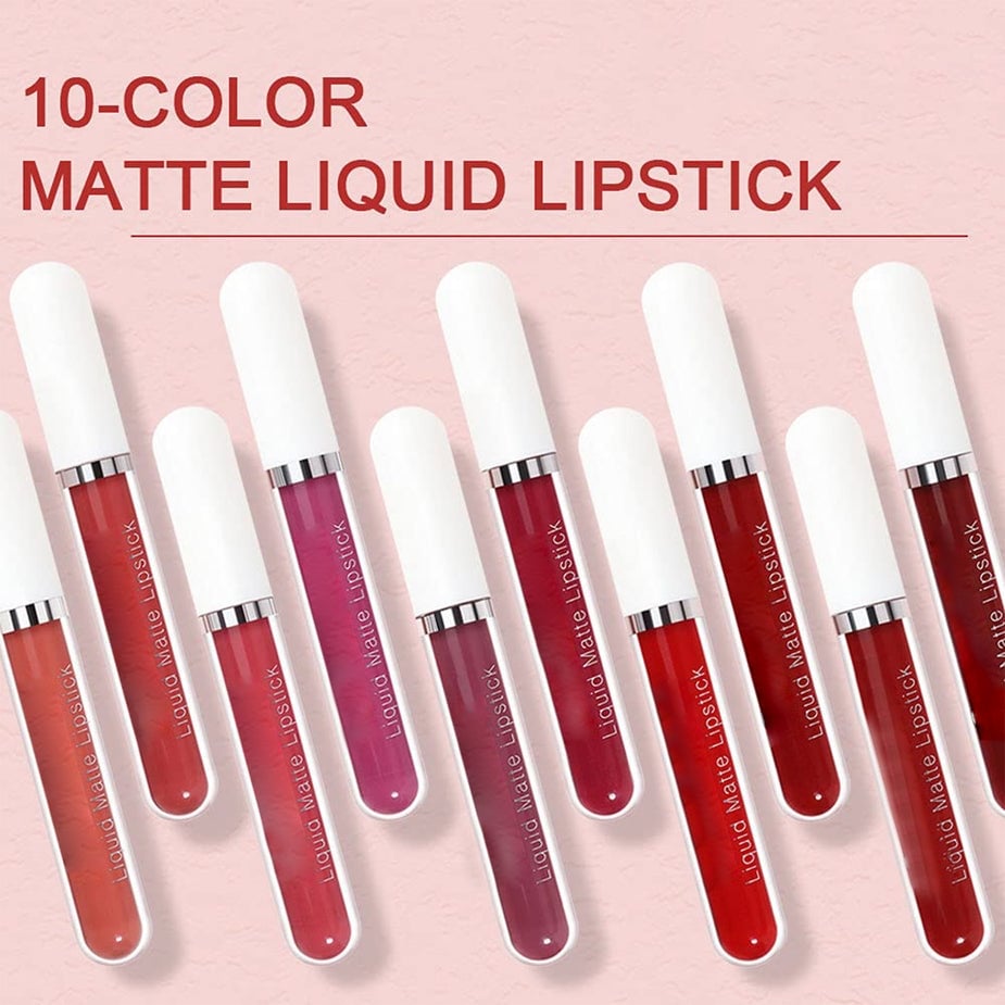 💋 10-Color Matte Liquid Lip Set