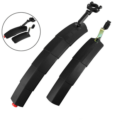 🛡️ 50% OFF NOW! 🚲 2-in-1 Telescopic Mudguard + Safety Light – Keeps You Clean & Visible, Perfect for Commuting in Any Weather 💡