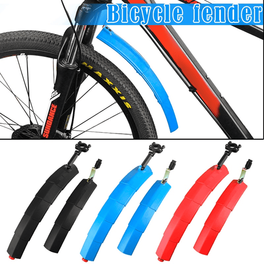 🛡️ 50% OFF NOW! 🚲 2-in-1 Telescopic Mudguard + Safety Light – Keeps You Clean & Visible, Perfect for Commuting in Any Weather 💡