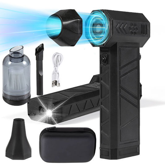 Multifunctional Portable Turbo Fan with LED Light