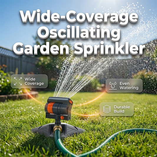 Wide-Coverage Automatic Rotating Garden Sprinkler