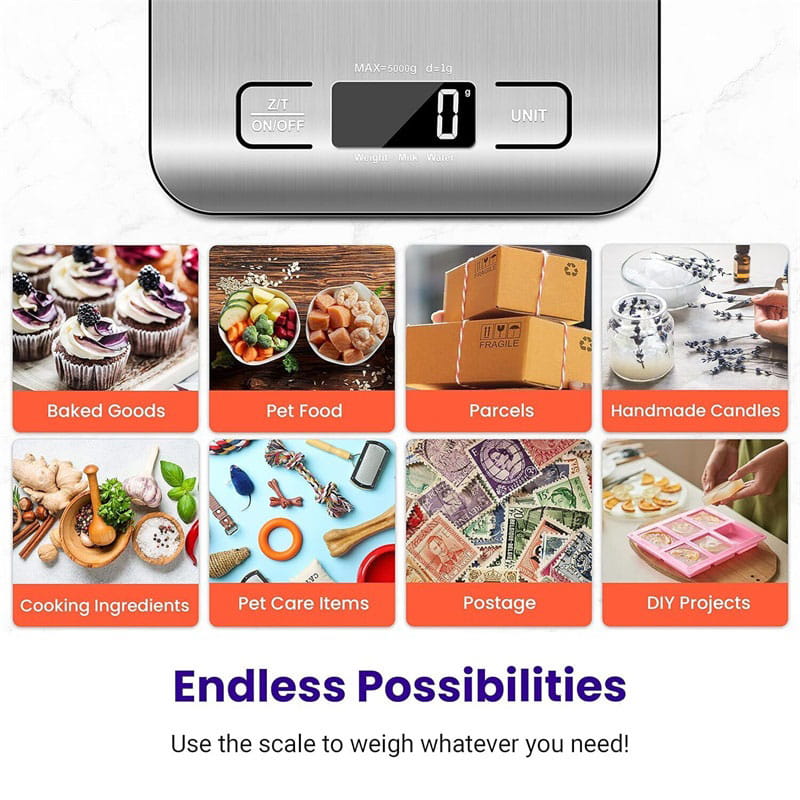 🔥Limited Time 50% Off 🔥Stainless Steel Food Electronic Scale