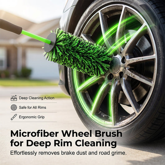 3-Piece Professional Microfiber Wheel Brush Kit