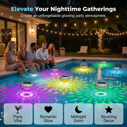 📉 Prices Dropped! Grab It Before It’s Gone 🏃‍♂️LED Solar Floating Pool Light