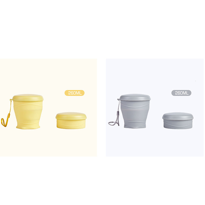 Collapsible Silicone Travel Cup with Lid