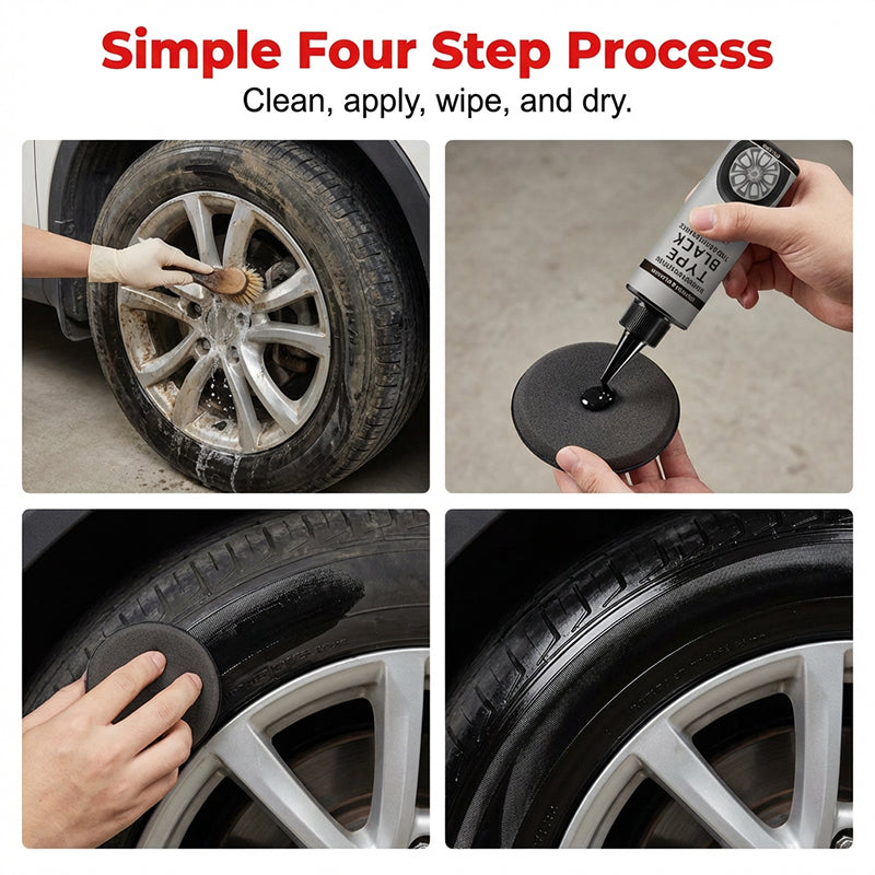 🌟Buy 1 Get 1 Free 🚗Tire & Trim Restorer Shine