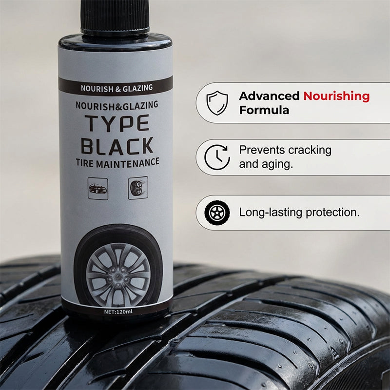 🌟Buy 1 Get 1 Free 🚗Tire & Trim Restorer Shine