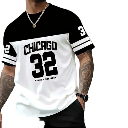 Men's Casual Graphic Print T-Shirt