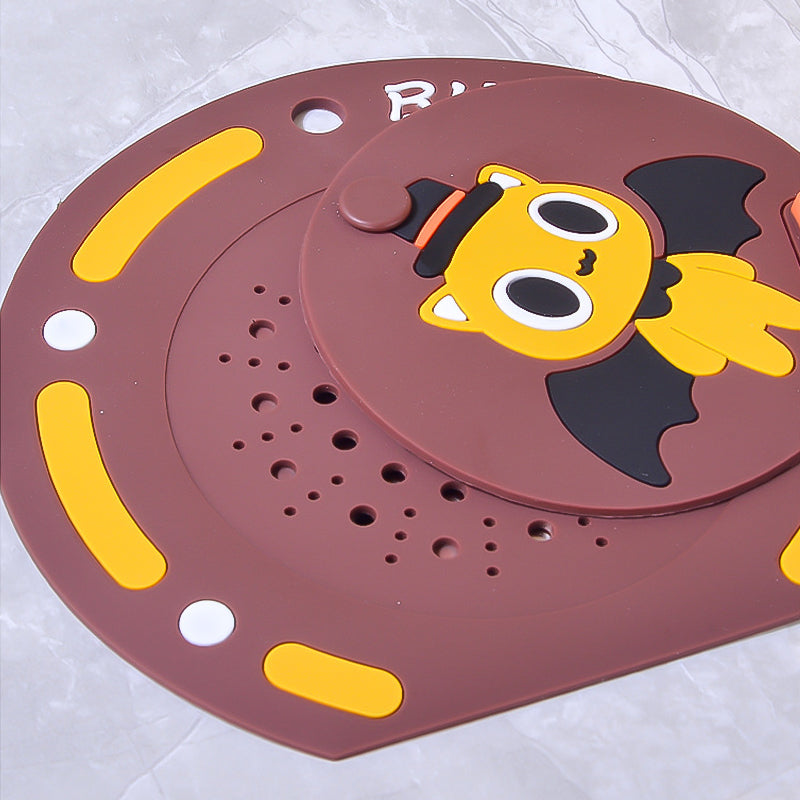 Cartoon Drain Strainer with Odor-Blocking Cap
