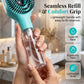 💇 Anti-Static Detangling Brush with Built-In Mist Sprayer