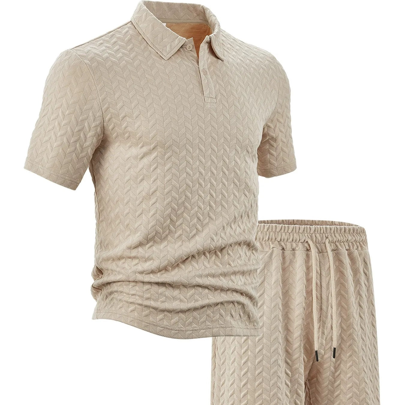 🔥New Hot Selling❤️‍🔥Men's Casual Shirt & Shorts 2-Piece Set