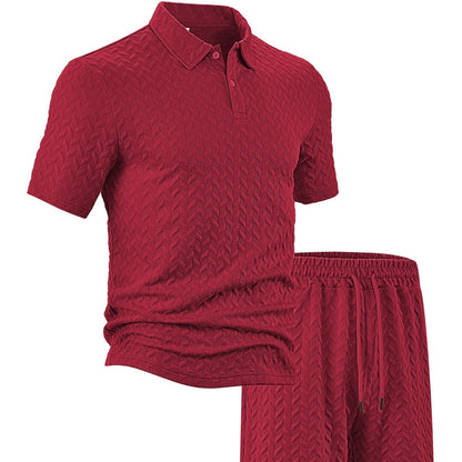 🔥New Hot Selling❤️‍🔥Men's Casual Shirt & Shorts 2-Piece Set
