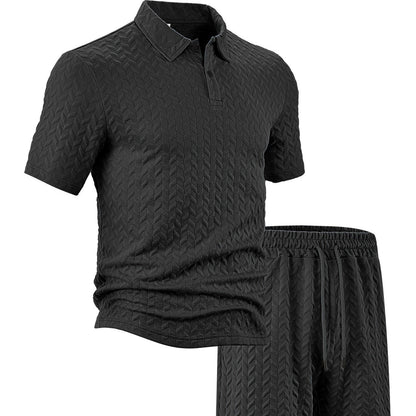 🔥New Hot Selling❤️‍🔥Men's Casual Shirt & Shorts 2-Piece Set