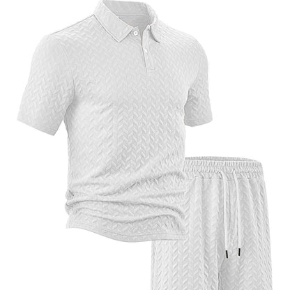 🔥New Hot Selling❤️‍🔥Men's Casual Shirt & Shorts 2-Piece Set