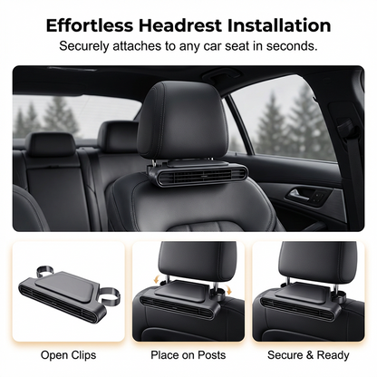 🔥LAST DAY SALE 50% OFF🏆Car Seat Fan 🌬️ – 3-Speed Rechargeable Clip-On Fan with 3000mAh Battery 🔋 | USB-C Charging ⚡ for Cars 🚗, Golf Buggies 🛺 & Campervans 🏕️