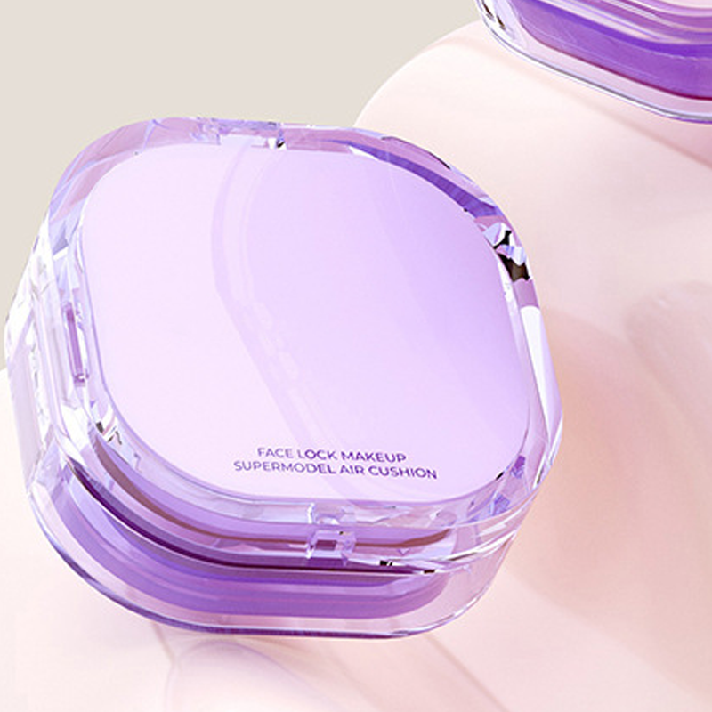 💜 Cream Foundation with Mushroom Makeup Brush