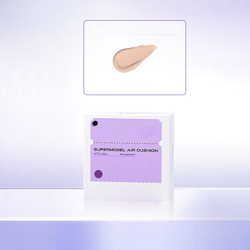 💜 Cream Foundation with Mushroom Makeup Brush