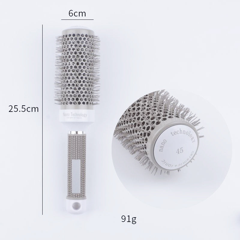 💇 Volumizing Vented Round Hair Brush for Blow-Dry Styling