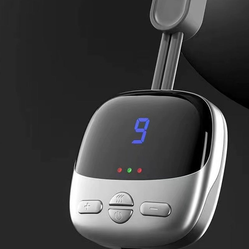 💆 Wearable Pendant Neck Massager with Heat & Adjustable Intensity