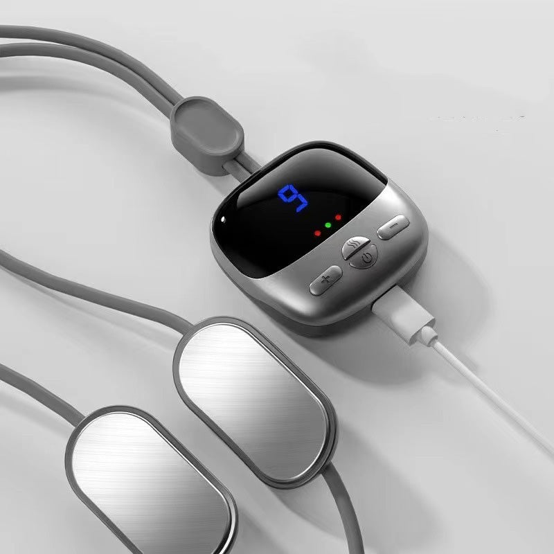 💆 Wearable Pendant Neck Massager with Heat & Adjustable Intensity