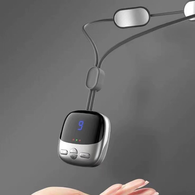 💆 Wearable Pendant Neck Massager with Heat & Adjustable Intensity