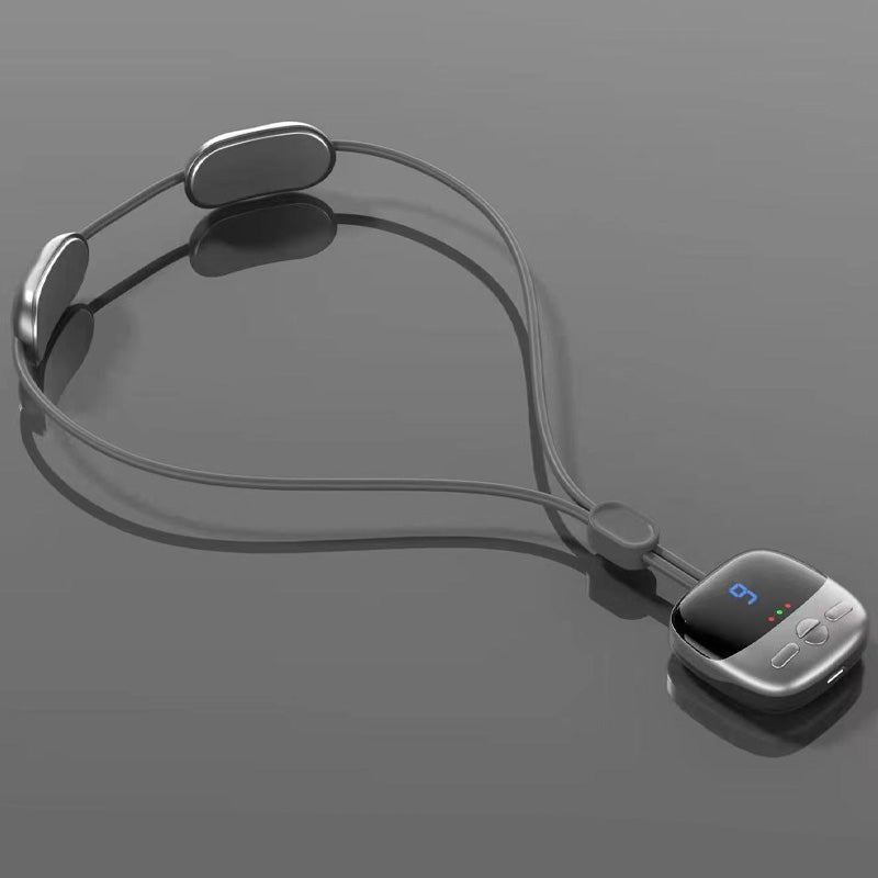💆 Wearable Pendant Neck Massager with Heat & Adjustable Intensity