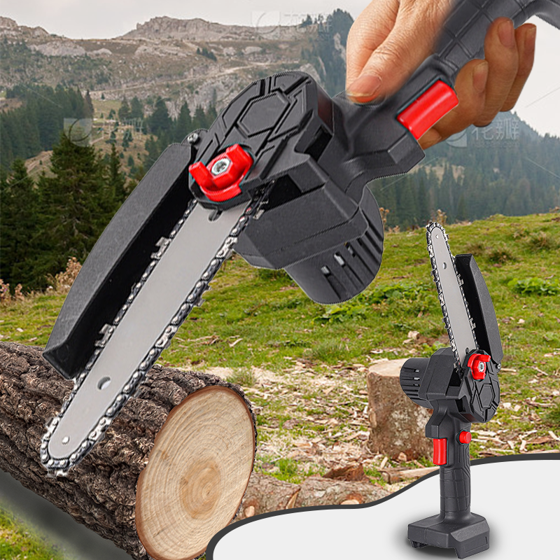 🪓 Børsteløs bærbar minisag – kraftig motor, langvarig batteri, lett og ergonomisk. Perfekt til beskjæring, ved og hagearbeid – sikker og effektiv! 🌳🔋