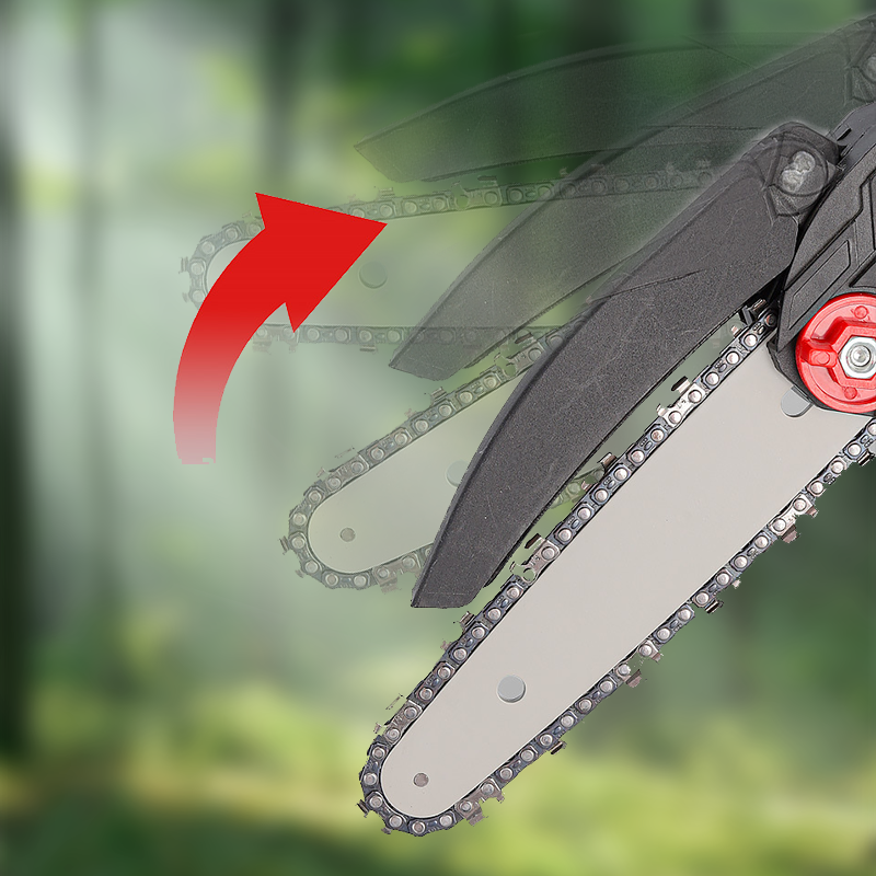 🪓 Børsteløs bærbar minisag – kraftig motor, langvarig batteri, lett og ergonomisk. Perfekt til beskjæring, ved og hagearbeid – sikker og effektiv! 🌳🔋
