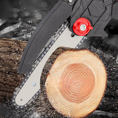 🪓 Børsteløs bærbar minisag – kraftig motor, langvarig batteri, lett og ergonomisk. Perfekt til beskjæring, ved og hagearbeid – sikker og effektiv! 🌳🔋