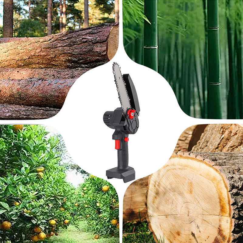 🪓 Børsteløs bærbar minisag – kraftig motor, langvarig batteri, lett og ergonomisk. Perfekt til beskjæring, ved og hagearbeid – sikker og effektiv! 🌳🔋