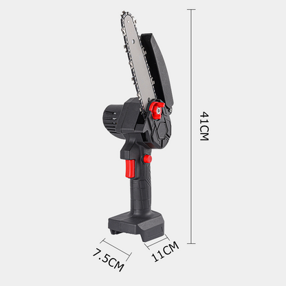 🪓 Børsteløs bærbar minisag – kraftig motor, langvarig batteri, lett og ergonomisk. Perfekt til beskjæring, ved og hagearbeid – sikker og effektiv! 🌳🔋