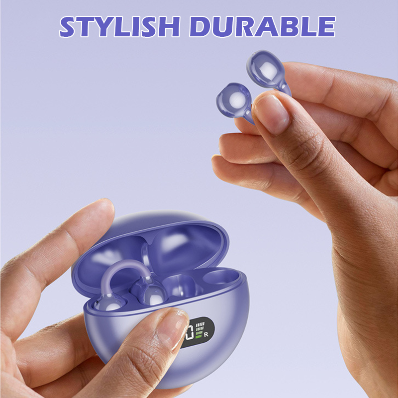 🎧 Open-Ear Clip-On Bluetooth Earbuds