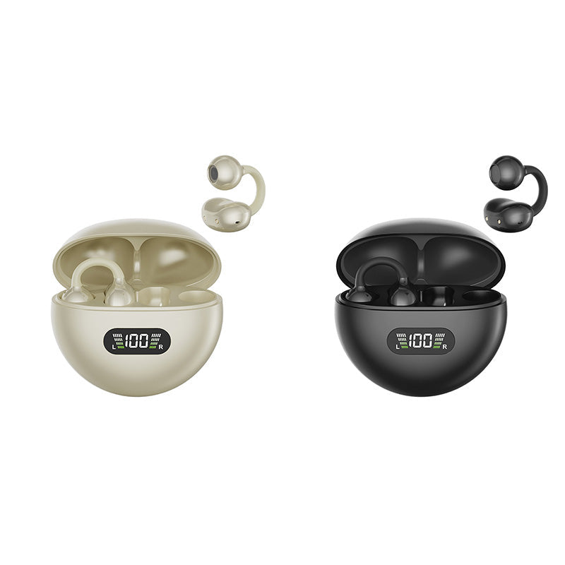 🎧 Open-Ear Clip-On Bluetooth Earbuds