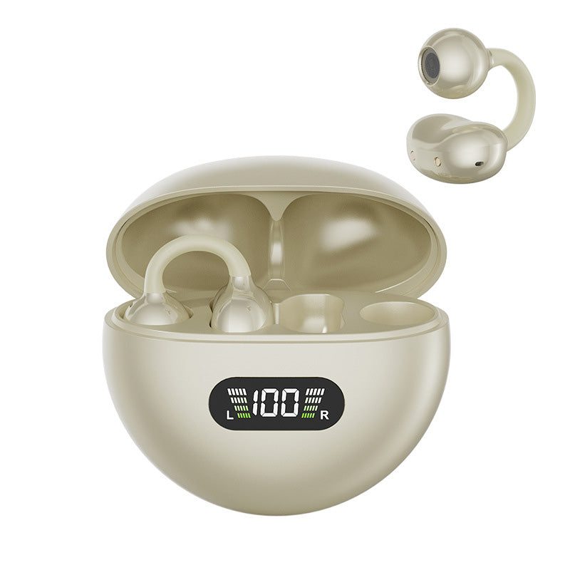 🎧 Open-Ear Clip-On Bluetooth Earbuds