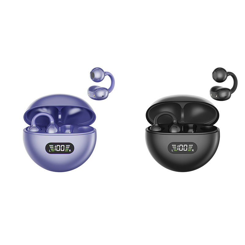🎧 Open-Ear Clip-On Bluetooth Earbuds