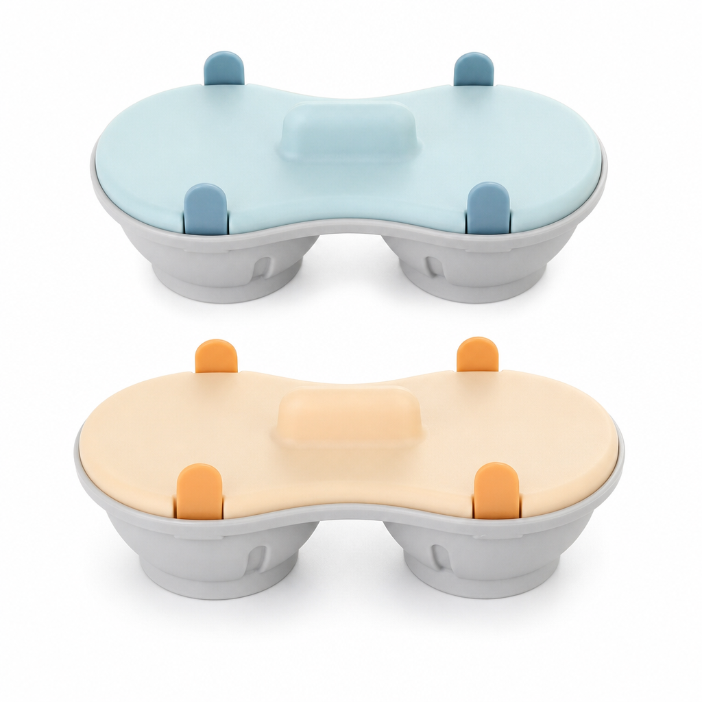 🍳 Dual-Compartment Microwave Egg Poacher