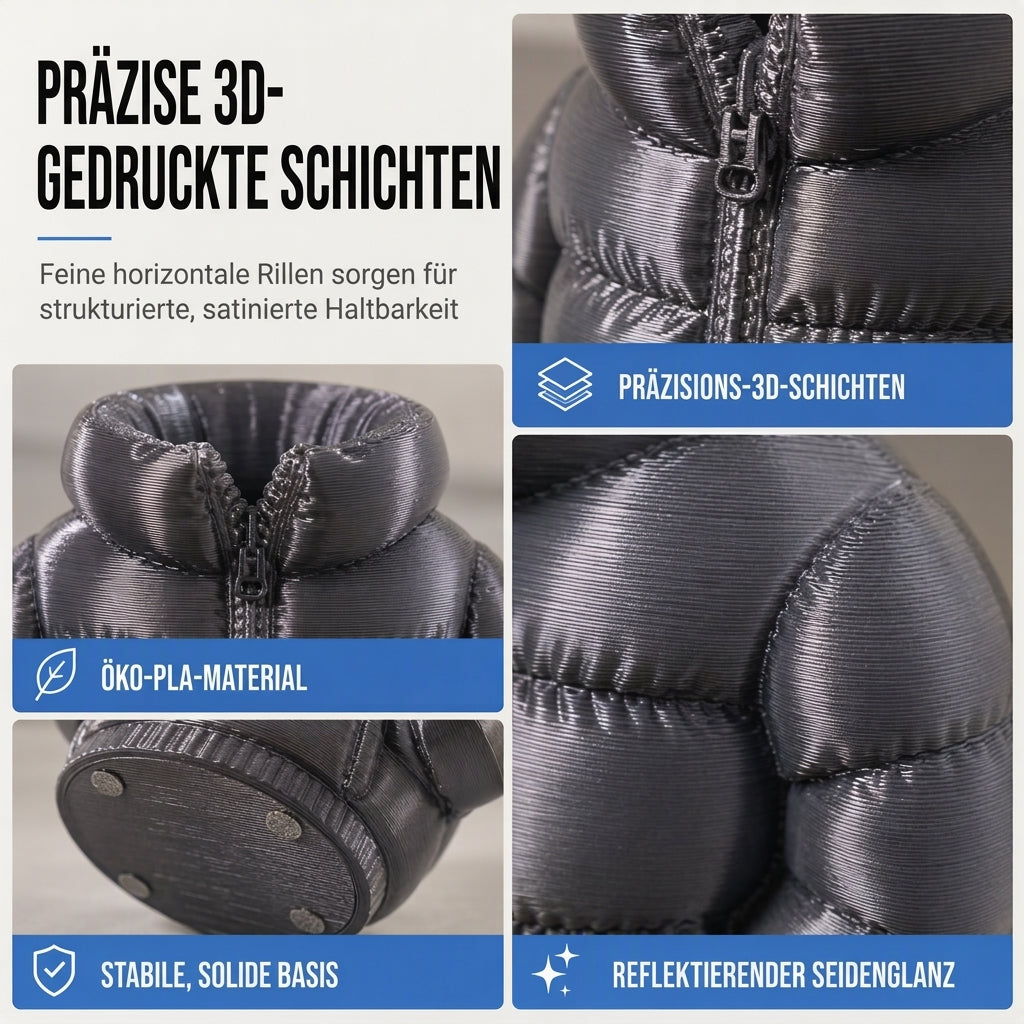 ✏️ 3D-Printed Puffer-Jacket Pen Holder
